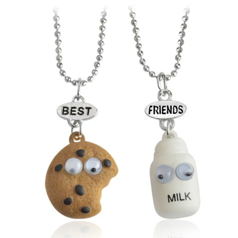 NWOT Milk & Cookie Best Friend's Necklaces